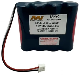 GPSB-SB3159 7.4V 5000mAh 37Wh LiIon GPS battery suitable for Flightscope Mevo+